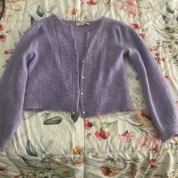 Sézane Egide Lilac Cardigan, fits like XXS (offers welcome) - Picture 6 of 6